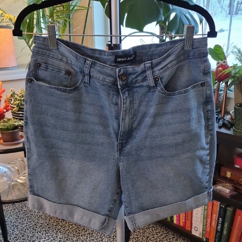 DKNY Women's Classic Blue Jean Shorts